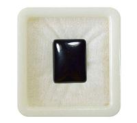 55Carat Natural Certified Black Onyx Loose Stone 5.68 Carat Rectangle Shape Birthstone Gems Making Astrology Healing Real Semi Precious Perfect