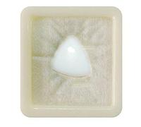55Carat Natural Certified White Opal Loose Gemstone 7 Carat Trillion Rashi Ratan October Birthstone Chakra Healing Stone jewelry Libra Zodiac