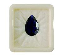 55Carat Natural Iolite Loose Gemstone Pear Shape Faceted Chakra Healing December Birthstone Libra Zodiac Astronomy and Astrology Sign Jewelry Making Art and Craft Supplies 7 Carat
