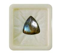 55Carat Natural Labradorite Loose Gemstone Trillion Shape Cabochon Chakra Healing Birthstone Sagittarius Zodiac Astronomy and Astrology Sign Jewelry Making Gemstone 5 Carat