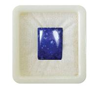 55Carat Natural Lapis Lazuli Calibrated Loose Gemstone Rectangle Shape Cabochon Chakra Healing Birthstone Virgo Zodiac Astronomy and Astrology Sign Jewelry Making Gemstone 7 Carat