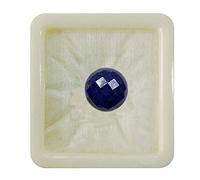 55Carat Natural Lapis Lazuli Loose Gemstone Round Shape Chekar Chakra Healing Birthstone Virgo Zodiac Astronomy and Astrology Sign Jewelry Making Gemstone 3 Carat
