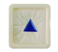 55Carat Natural Lapis Lazuli Loose Gemstone Trillion Shape Faceted Chakra Healing Birthstone Virgo Zodiac Astronomy and Astrology Sign Jewelry Making Gemstone 5 Carat