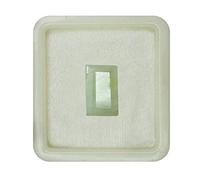 55Carat Natural Rainbow Moonstone Loose Gemstone Rectangle Shape Chakra Healing Faceted Birthstone Gemini Zodiac Astronomy and Astrology Sign Jewelry Making 3 Carat