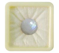 55Carat Natural Rainbow Moonstone Loose Gemstone Round Shape Chakra Healing Cabochon Birthstone Gemini Zodiac Astronomy and Astrology Sign Jewelry Making Ten Carat