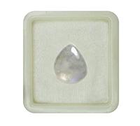 55Carat Natural Rainbow Moonstone Loose Gemstone Small Pear Shape Chakra Healing Cabochon Birthstone Gemini Zodiac Astronomy and Astrology Sign Jewelry Making Eight Carat