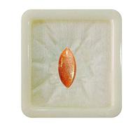 55Carat Natural Sunstone Calibrated Loose Gemstone Marquise Shape Cabochon Chakra Healing Birthstone Libra Zodiac Astronomy and Astrology Sign Jewelry Making Gemstone Ten Carat