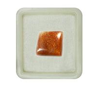 55Carat Natural Sunstone Calibrated Loose Gemstone Square Shape Cabochon Chakra Healing Birthstone Libra Zodiac Astronomy and Astrology Sign Jewelry Making Gemstone Ten Carat