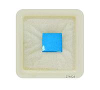 55Carat Natural Turquoise Calibrated Loose Gemstone Square Shape Chakra Healing Birthstone Sagittarius Zodiac Astronomy and Astrology Sign Jewelry Making ten ct