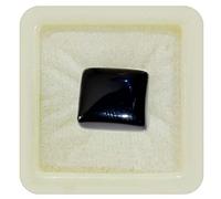 55Carat Original Certified Black Onyx Gemstone 7.5 Carat Haqiq Square Shape Birthstone Gems Making Astrology Healing Real Semi Precious Perfect