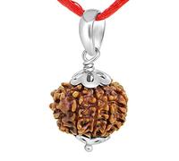 55Carat Original Certified Thirteen Faced 13 Mukhi Rudraksha Silver Plated Pendant Nepali Meditation Bead