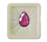 55Carat Real Certified Ruby Gemstones 9.25 Carat 8.41 Carat Pear Shape Astrology Loose Stone Beads Birthstone Chakra Healing Surya Stone Art and Craft Supplies
