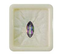 55CaratNatural Mystic Quartz Loose Gemstone Marquise Shape Leo Zodiac Astronomy and Astrology Sign Singh Rashi Upratan Jupiter April Birthstone Astrology Jewelry Making 5 Carat