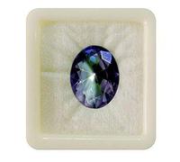 55CaratNatural Mystic Quartz Loose Gemstone Oval Shape Leo Zodiac Astronomy and Astrology Sign Singh Rashi Upratan Jupiter April Birthstone Astrology Jewelry Making 5 Carat