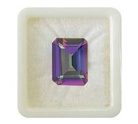 55CaratNatural Mystic Quartz Loose Gemstone Rectangle Shape Leo Zodiac Astronomy and Astrology Sign Singh Rashi Upratan Jupiter April Birthstone Astrology Jewelry Making 3 Carat