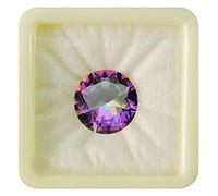 55CaratNatural Mystic Quartz Loose Gemstone Round Shape Leo Zodiac Astronomy and Astrology Sign Singh Rashi Upratan Jupiter April Birthstone Astrology Jewelry Making 5 Carat