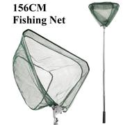 55cm-190cm Foldable Fishing Landing Net Telescopic Carp Fishing Net Pole