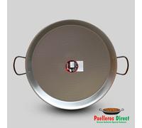Vaello La Valenciana Polished Steel Valencian Paella Pan, 55 cm