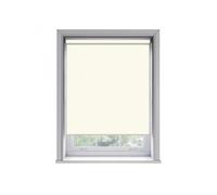 (55cm) No Drill Cream Thermal Blackout Roller Blind (170cm Drop)