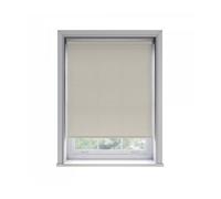 55cm No Drill Oyster Thermal Blackout Roller Blind (170cm Drop), Cream