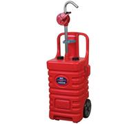 55L Portable Dispensing Tank With Ys10332 Oil Pump - 2" Bsp Thread - Wheeled