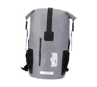 55L Waterproof Backpack Dry Pack PVC 13x22.8inch Dry Bag Ergonomic Design for Cycle Commute Multipurpose Lightweight- Grey