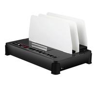 55mm Bookbinding Machine, 100W Electric Hot Binder with Dual Fan Cooling, 3-Min Rapid Preheating, 2-Speed Ceramic Heating, for DIY Books, Contracts, Reports