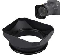 55mm Camera Lens Hood, Square Lens Hood Lens Shade Accessory for All Kinds of Cameras and Mirrorless Camera Lens Filter, Screw-in(55MM)