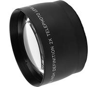55Mm Fisheye Lens, Telephoto Lens 2X Wide Angle Lens with Optical Glass for Camera Lens with Filter Diameter of 55mm/2.2inch