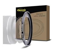 55mm Lens to 62mm Camera Filter Ring,55mm-62mm Step Up Ring For Filters,Made Of CNC Machined aluminum.for 62mm UV,ND,CPL Camera Filter accessories