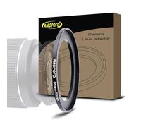 55mm Lens to 72mm Camera Filter Ring,55mm-72mm Step Up Ring For Filters,Made Of CNC Machined aluminum.for 72mm UV,ND,CPL Camera Filter accessories