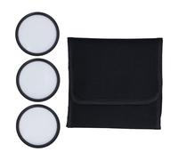55mm Star Filters,Star Effect Filter (4, 6, 8 Points) with Aluminum Alloy Frame, Lens Filter with Storage Pouch for DSLR Cameras,3PCS