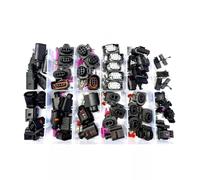 55pcs Connector Assortment Kit for VW Audi Skoda Seat & Porsche Vehicles - Automotive Connector, Pins and Seal Set