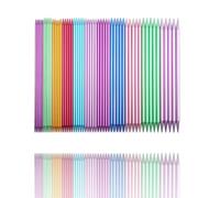 55pcs Knitting Needles Set Double Pointed Knitting Needles Size 6 Long Double Pointed Knitting Needles Set Aluminum Knitting Needles Ergonomic Design 20cm/7.9in Knitting Needles