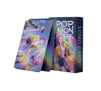 55PCS Kpop Demon Hunters Cards Photocards Kpop Rumi Mira Zoey Jinun Photo Card Set Birthday Gift for Fans A02
