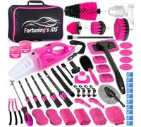 55PCS Pink Car Detailing Kit Interior Cleaner with High Power Handheld Vacuum, Car Wash kit with Detailing Brush Set,Car Interior Detailing Kit,Car Accessories for Cars,Gifts for Women