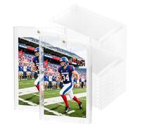 55PT Magnetic Card Holder - 36 Pack, One Magnetic Touch Card Holders for Trading Cards, Hard Plastic 55 pt Cards Protection Sleeves for Football Baseball Basketball Sports Game