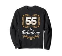 55th Birthday 55 And Fabulous Tees Women's 1968 Vintage Sweatshirt
