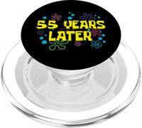 55th Birthday 55 Years Later 55 Years Old Bday PopSockets PopGrip for MagSafe