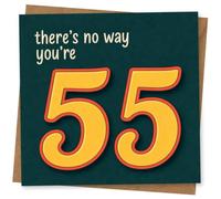 55th Birthday Card for Him or Her, Funny Design