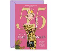 55th Birthday Cards for Women, Years Of Fabulousness