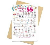 55th Birthday Decorations Card for 55 Years Old Women or Men. Party Decor Supply Ideas for Him or Her. Road to 55 Print Born in 1969 Table Decor Poster. Back In 1969 Huge Mailing Cards & Envelope