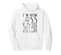 55th Birthday For Him/Men | I'm Now 55 Years Old | 55 BDay Pullover Hoodie