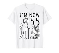 55th Birthday for Him/Men | I'm Now 55 Years Old | 55 Bday T-Shirt