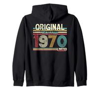 55th Birthday Man Woman 55 Years 1970 Decoration Fun Zip Hoodie
