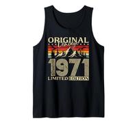 55th Birthday Man Woman 55 Years 1971 Decoration Fun Tank Top