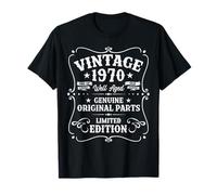 55th Birthday Man Woman 55 Years Vintage 1970 Decoration Fun T-Shirt