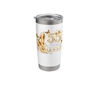 55th Birthday Queen 55 and Fabulous 55 Years Old Women Girls Stainless Steel Insulated Tumbler