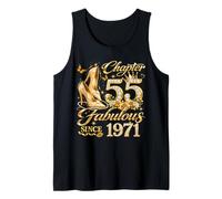 55th Birthday Queen Chapter 55 Fabulous Since 1971 Women Tank Top