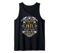 55th Birthday Women 55 Years Old Men Born 1971 55 Birthday Tank Top